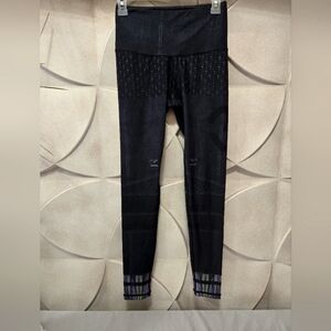 Chrisportate Women's Leggings Size Medium Gray/Black NWOT